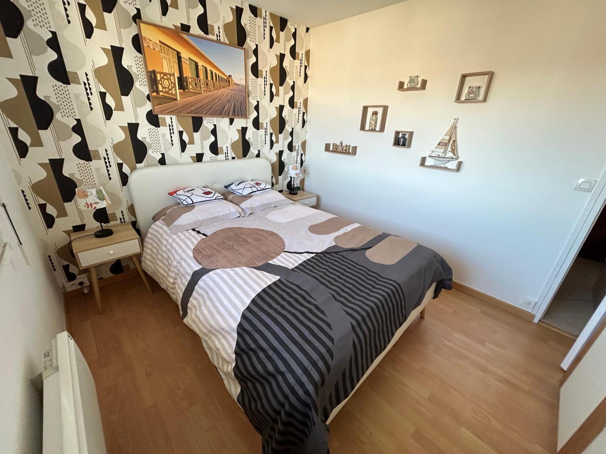 Appartement Vue Mer - 30 M De La Plage - 5 Minutes A Pied Du Centre Ville Et Du Casino Вилле-сюр-Мер Экстерьер фото